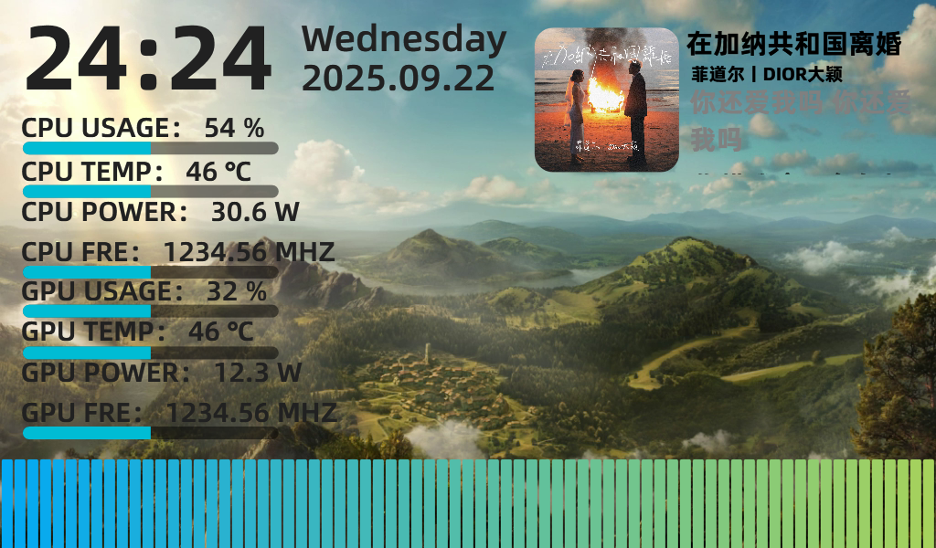 音乐 Distant mountains(1024x600)